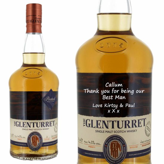 Personalised The Glenturret Peated Edition 70cl Single Malt Whisky