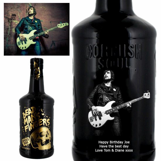 Photo Engraved Dead Man's Fingers Spiced Rum 70cl