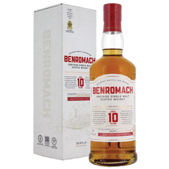 Benromach 10 Year Old Single Malt Whisky 70cl