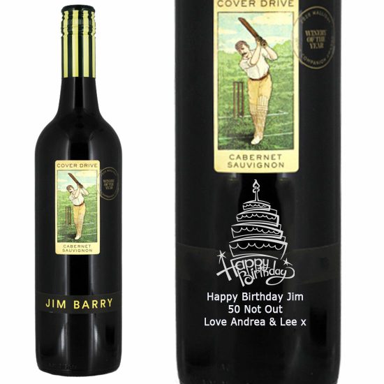 Personalised Jim Barry Cover Drive 75cl