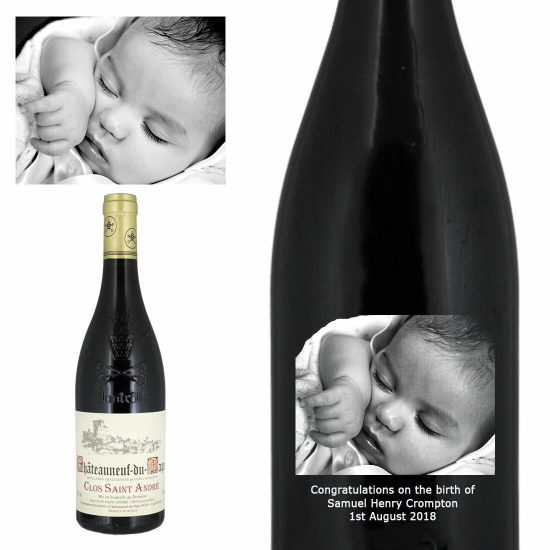 Photo Engraved Clos St Andre Chateauneuf du Pape 75cl