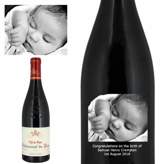 Photo Engraved Clefs des Papes Chateauneuf du pape 75cl