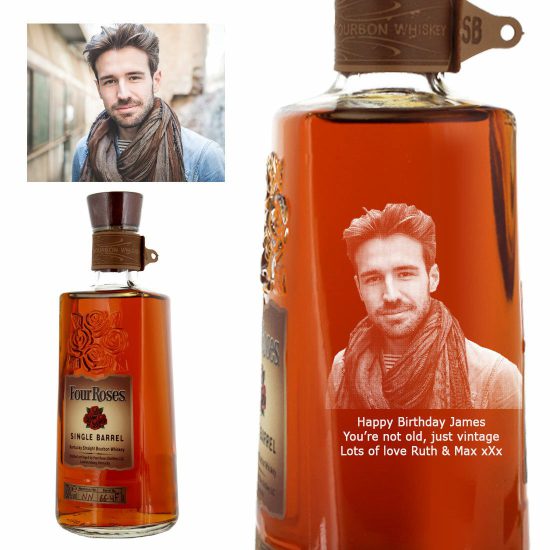 Photo Engraved Four Roses Single Barrel Bourbon 70cl