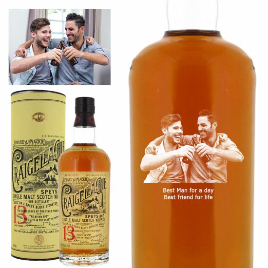 Photo Engraved Craigellachie 13 Year Old Single Malt Whisky 70cl