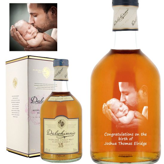 Photo Engraved Dalwhinnie 15 Year Old Single Malt Whisky 70cl