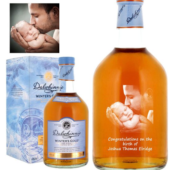 Photo Engraved Dalwhinnie Winter's Gold Single Malt Whisky 70cl