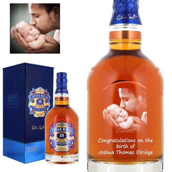 Photo Engraved Chivas Regal 18 Year Old 70cl