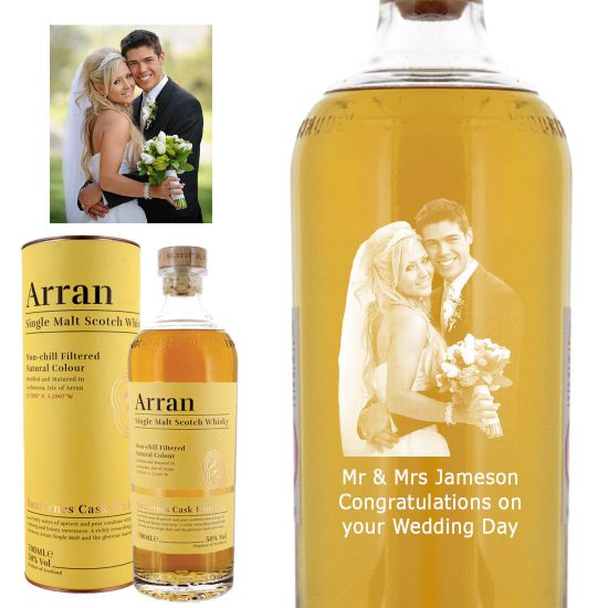 Photo Engraved Arran Sauternes Cask Finish Single Malt Whisky 70cl