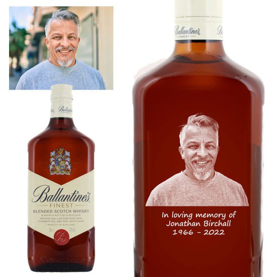 Photo Engraved Ballantines Finest 70cl