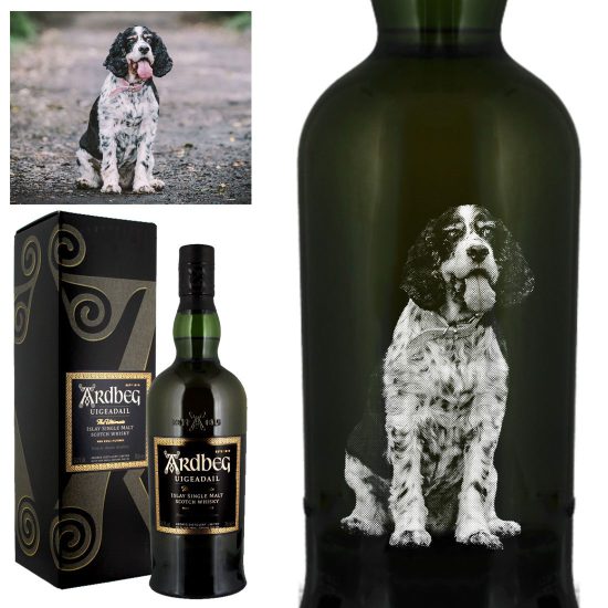 Photo Engraved Ardbeg Uigeadail Islay Single Malt Whisky 70cl