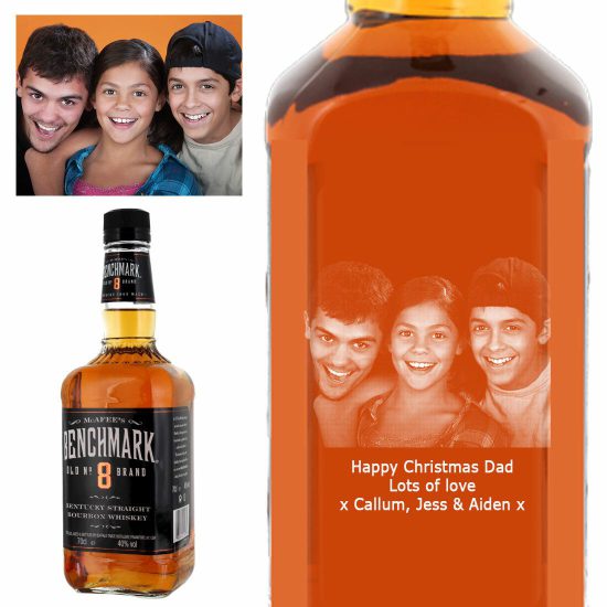 Photo Engraved Benchmark Bourbon 70cl