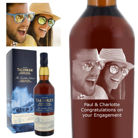 Photo Engraved Talisker Distillers Edition Single Malt Whisky 70cl