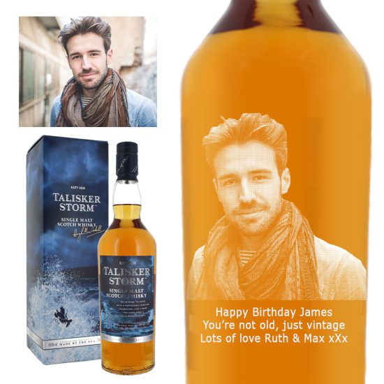 Photo Engraved Talisker Storm Whisky 70cl