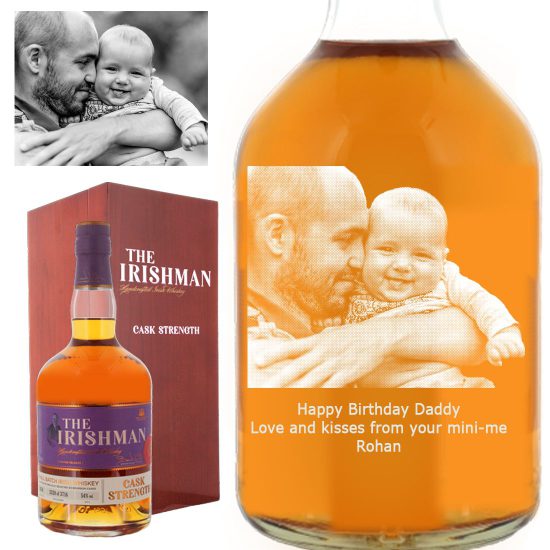 Photo Engraved The Irishman Cask Strength Irish Whiskey 70cl