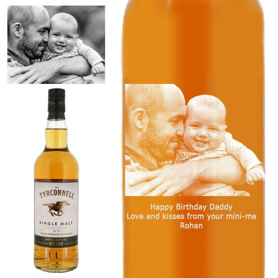 Photo Engraved Tyrconnell Single Malt Irish Whiskey 70cl
