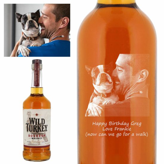 Photo Engraved Wild Turkey 81 70cl