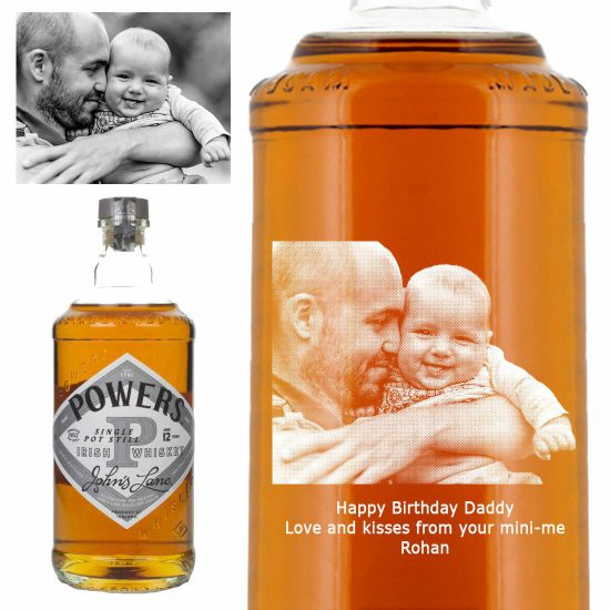 Photo Engraved Powers John Lane Irish Whiskey 70cl