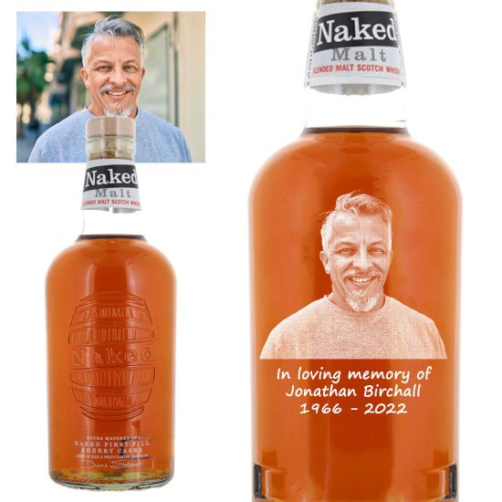Photo Engraved Naked Grouse 70cl
