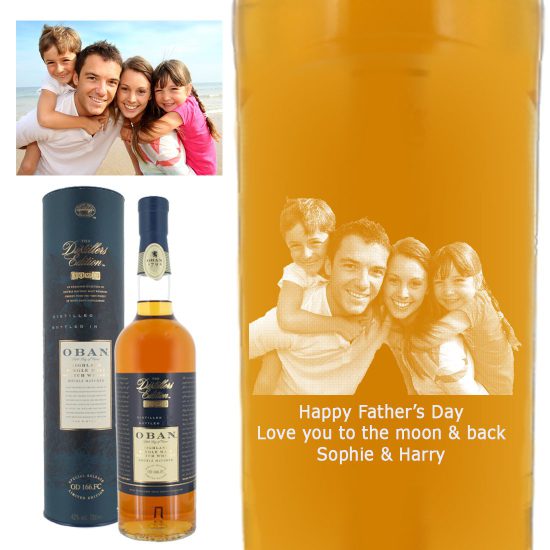 Photo Engraved Oban Distillers Edition Single Malt Whisky 70cl