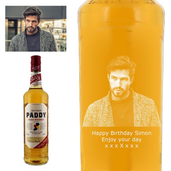 Photo Engraved Paddy Blended Irish Whiskey 70cl