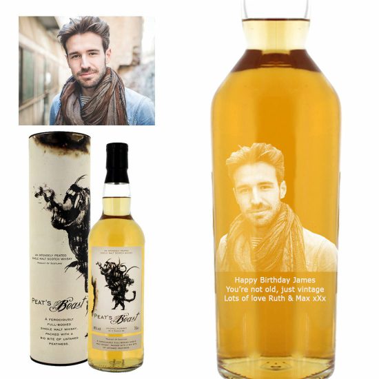 Photo Engraved Peat's Beast Single Malt Single Malt Whisky 70cl