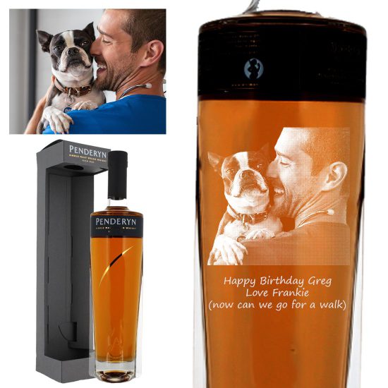 Photo Engraved Penderyn Rich Oak Welsh Whisky 70cl