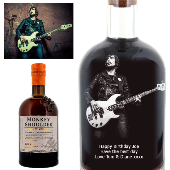 Photo Engraved Monkey Shoulder Smokey Blended Malt Whisky 70cl