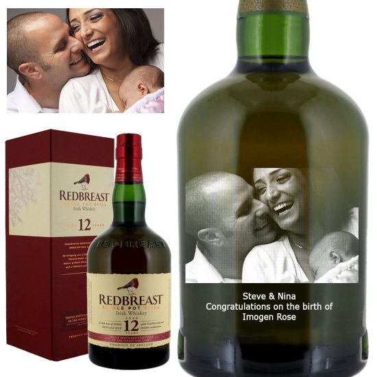 Photo Engraved Redbreast 12 Year Old Irish Whiskey 70cl