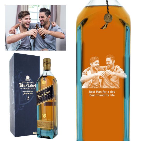 Photo Engraved Johnnie Walker Blue Label 70cl