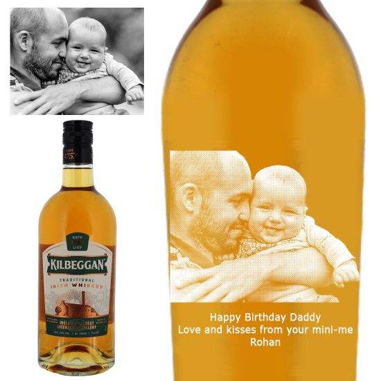 Photo Engraved Kilbeggan Blended Irish Whiskey 70cl