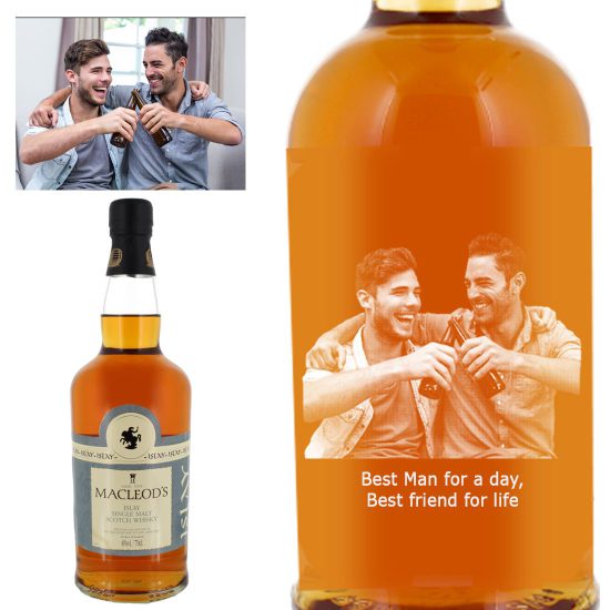 Photo Engraved Macleod's Islay Single Malt Whisky 70cl