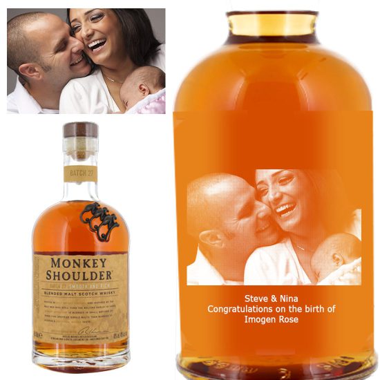 Photo Engraved Monkey Shoulder 70cl