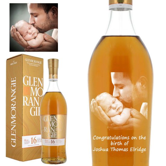 Photo Engraved Glenmorangie Nectar Single Malt Whisky 70cl