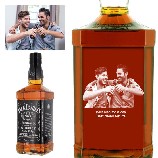 Photo Engraved Jack Daniel's Old No7 100cl