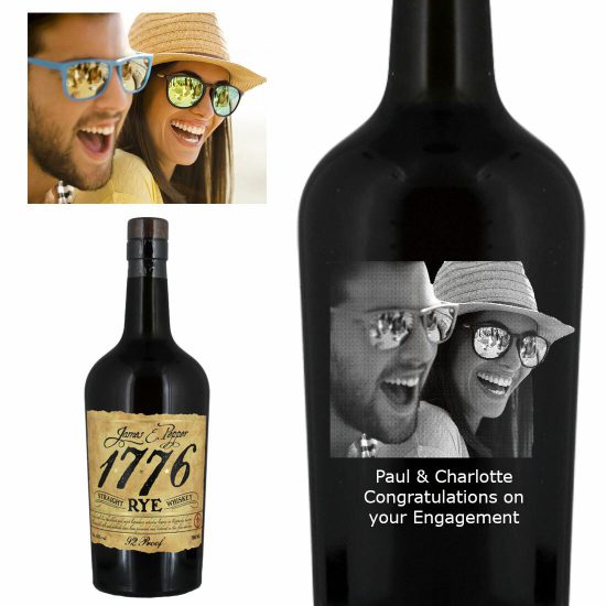 Photo Engraved James E Pepper 1776 Rye Whiskey 70cl