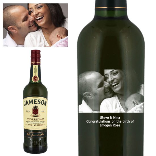 Photo Engraved Jameson Original Irish Whiskey 70cl