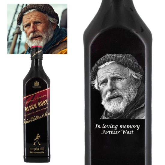 Photo Engraved Johnnie Walker Dark Ruby Whisky