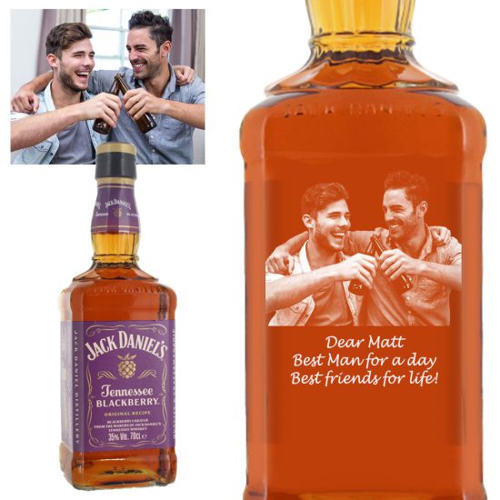 Photo Engraved Jack Daniel's Blackberry 70cl
