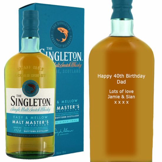 Personalised The Singleton Malt Master's Selection 70cl