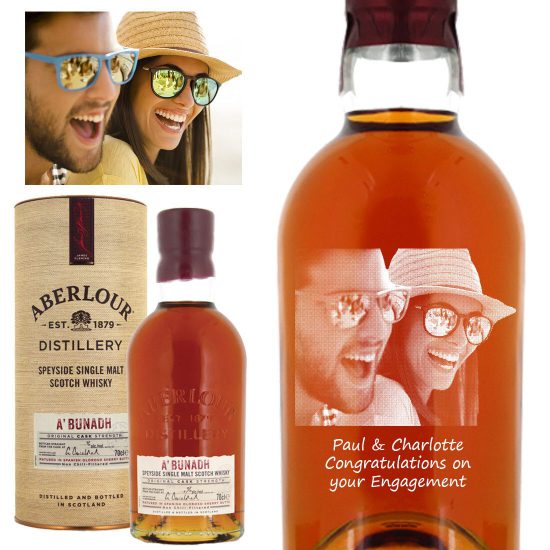 Photo Engraved Aberlour A'Bunadh Cask Strength Single Malt Whisky 70cl
