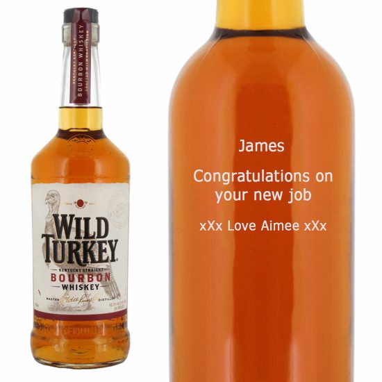 Personalised Wild Turkey 81 70cl