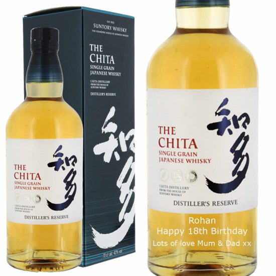 Personalised Suntory Chita Single Grain Japanese Whiskey 70cl