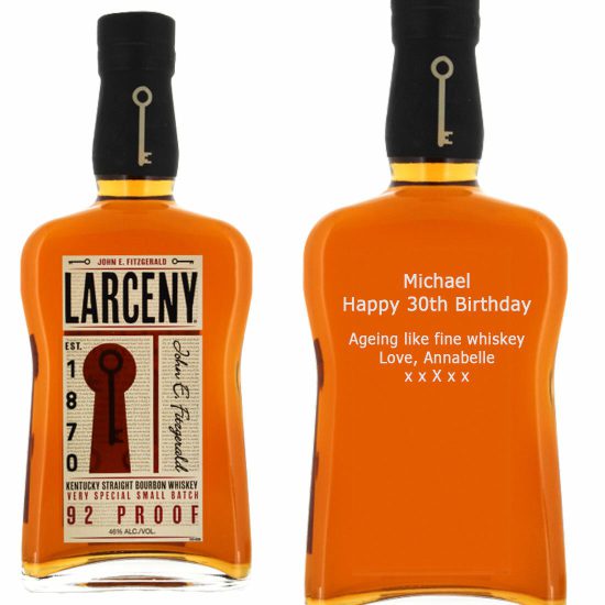 Personalised Old Fitzgerald Larceny 70cl