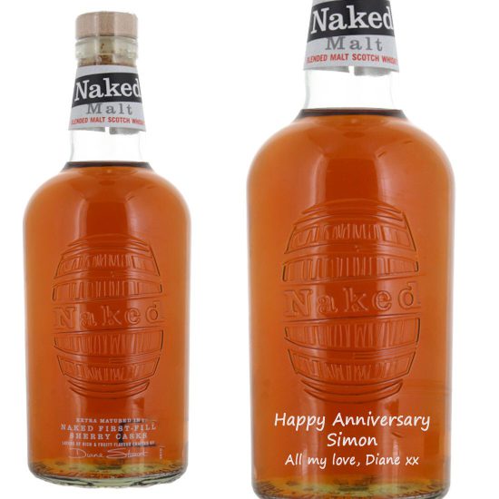 Personalised Naked Grouse 70cl