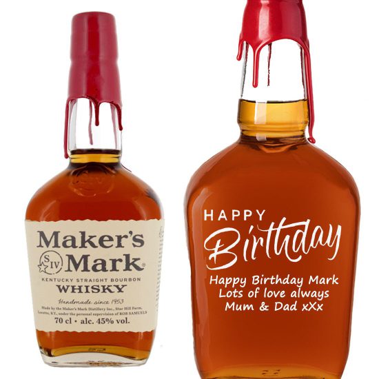 Personalised Makers Mark 70cl