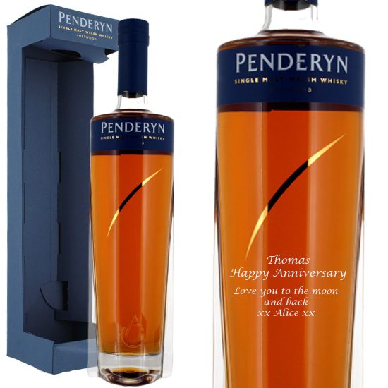 Personalised Penderyn Portwood Welsh Whisky 70cl