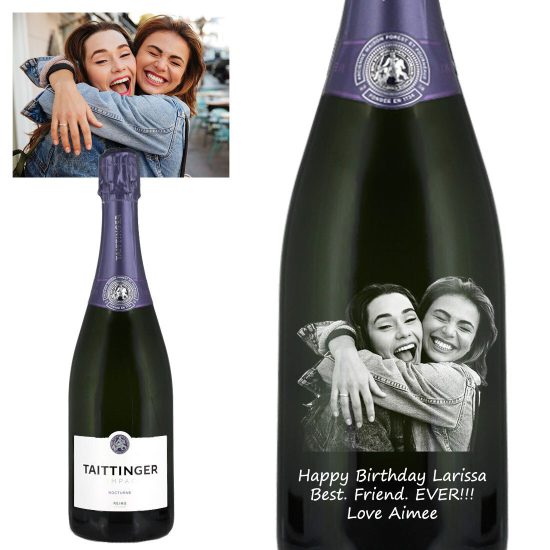 Photo Engraved Taittinger Nocturne Champagne