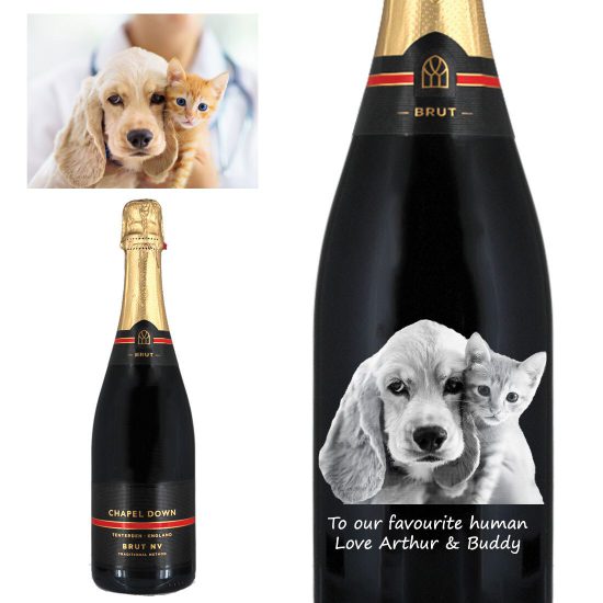 Photo Engraved Chapel Down Brut English Sparkling Wine