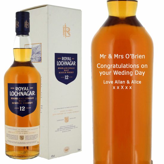 Personalised Royal Lochnagar 12 Year Old 70cl