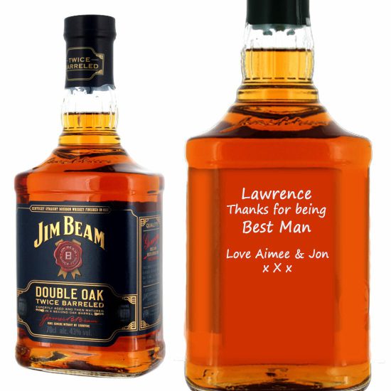 Personalised Jim Beam Double Oak 70cl